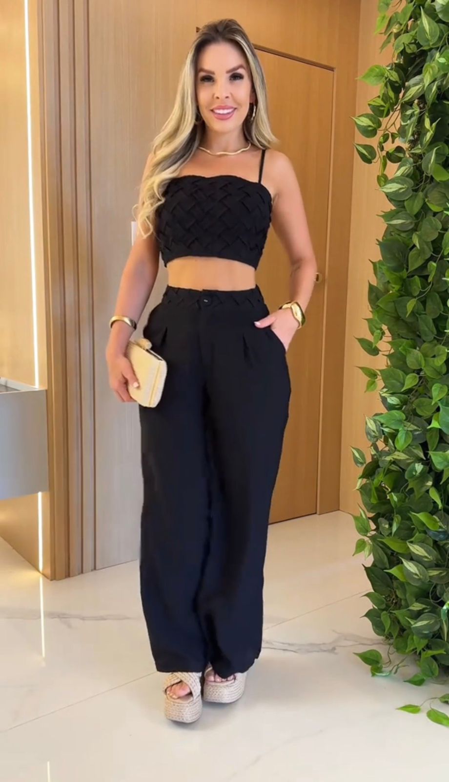 Conjunto Set Madame Trançado